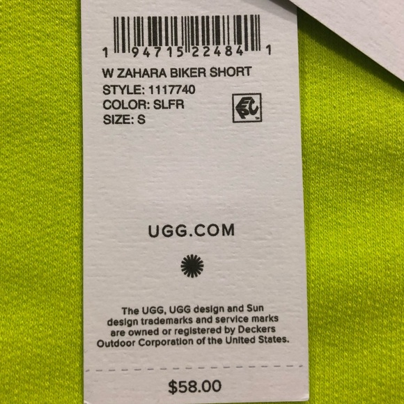 NWT Ugg Zahara Biker Short - Picture 6 of 6